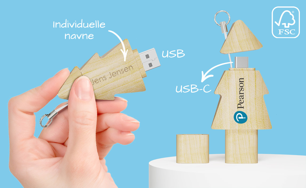Tree Duo - USB Reklame Tree Duo - USB Reklame
