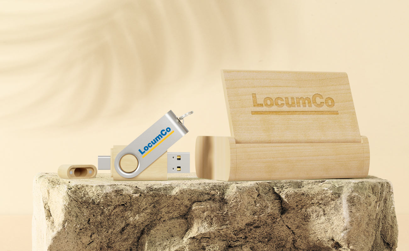 Twister Go Wood - USB-C med Tryk gallery thumbnail