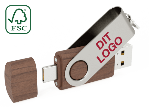 Twister Go Wood - USB-C Logo Twister Go Wood - USB-C Logo