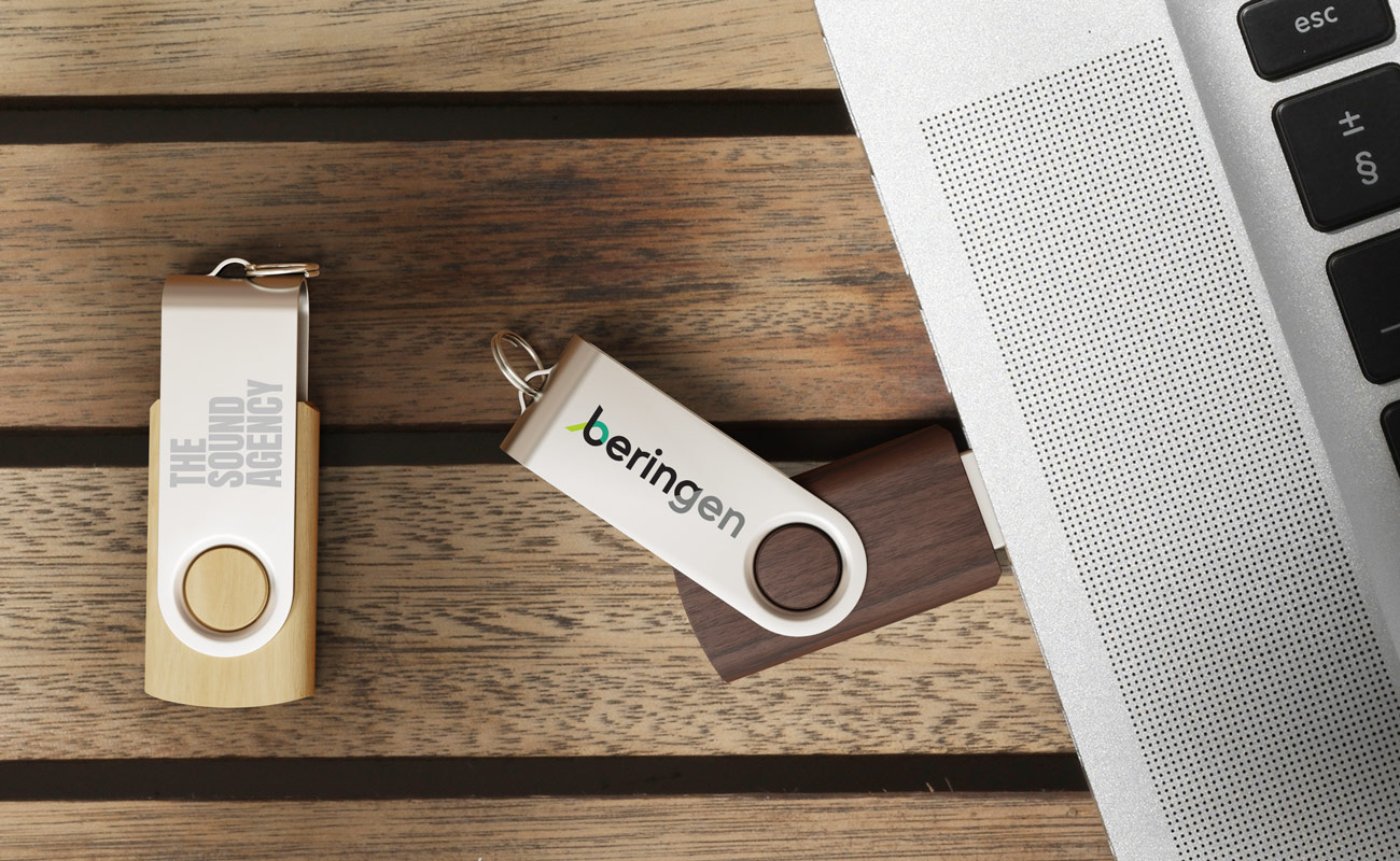 Twister Wood - USB Stik i Træ gallery thumbnail