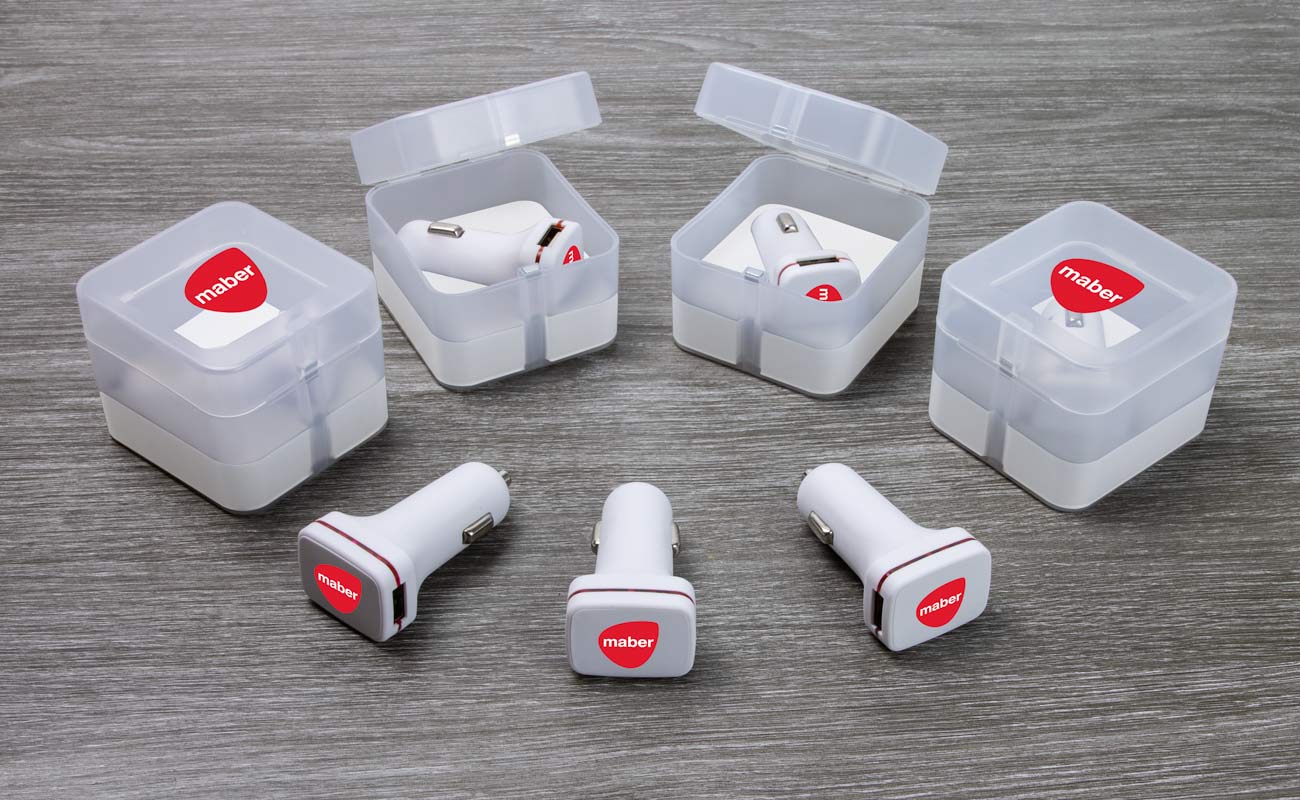 Vista - Bil opladere med logo gallery thumbnail