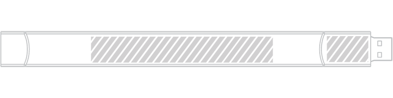 USB armbånd Silketryk USB armbånd Silketryk