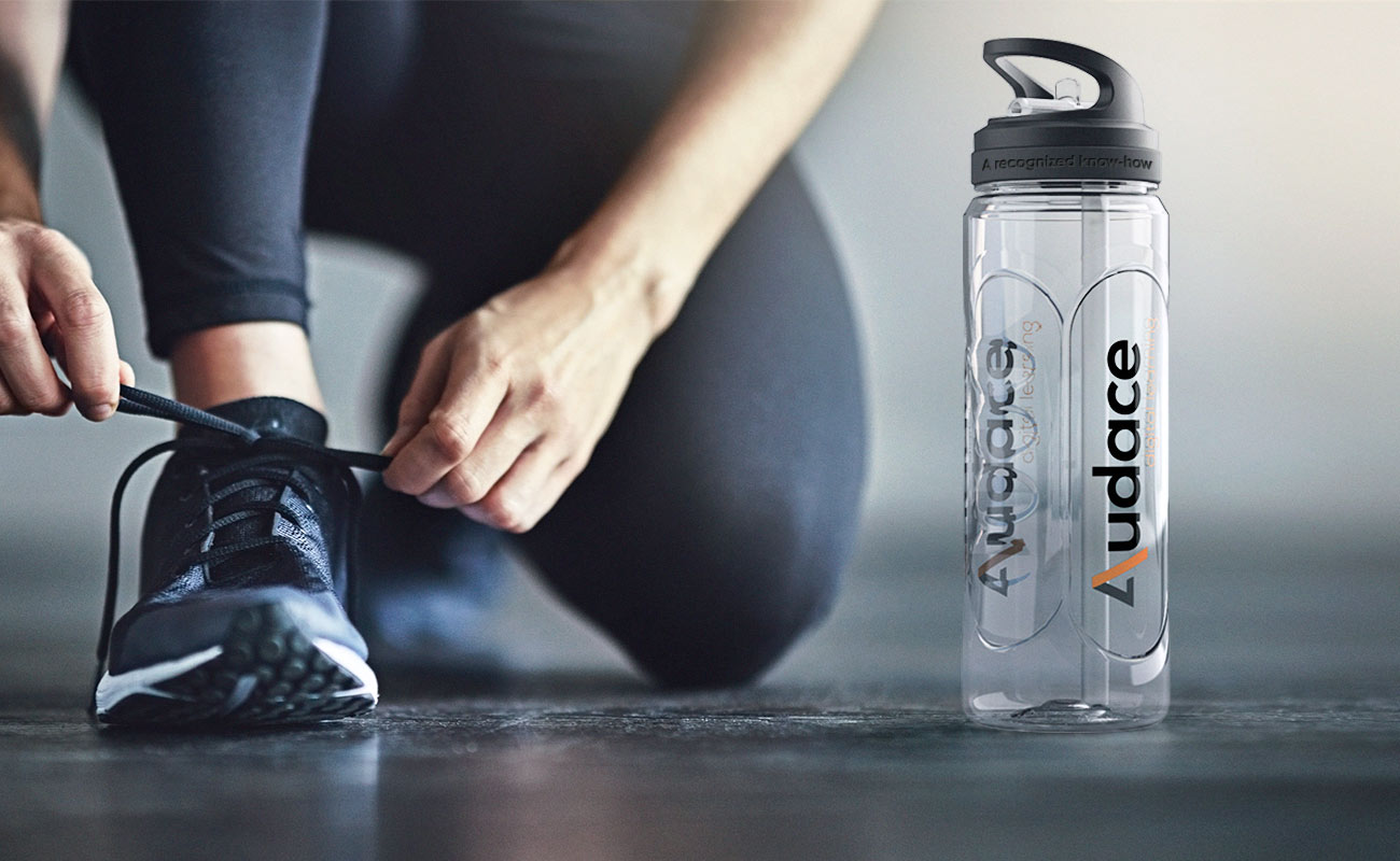 Wave - Salgsfremmende Plastic Vandflasker med logo gallery thumbnail