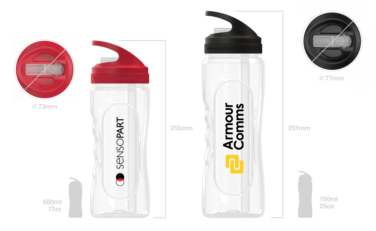 Wave - Tilpassede Plastic Vandflasker gallery thumbnail