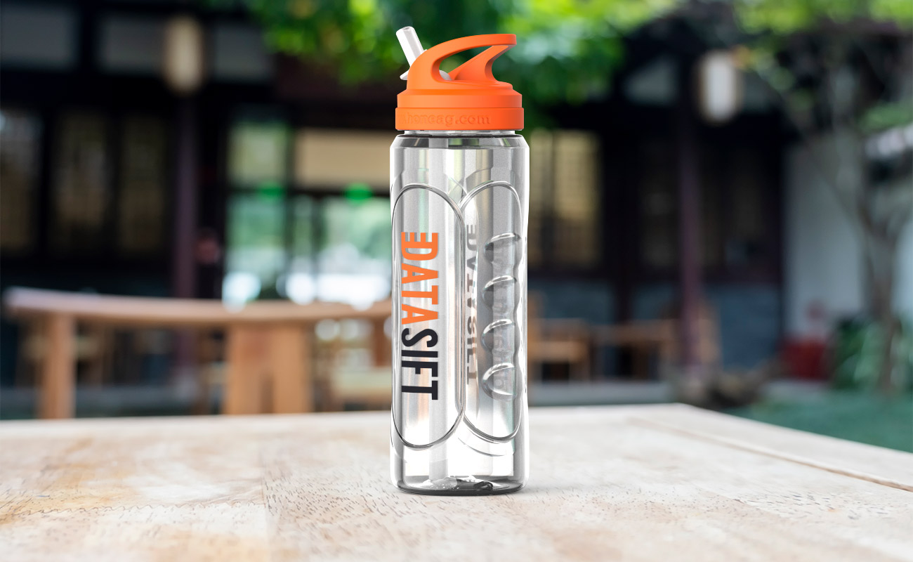 Wave - Salgsfremmende Plastic Vandflasker med logo gallery thumbnail