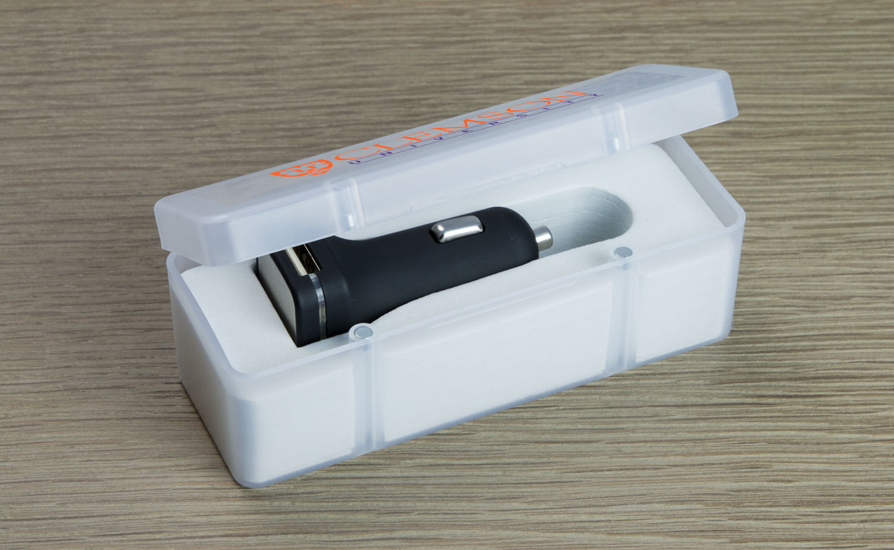 Zip - Logo USB bil oplader gallery thumbnail