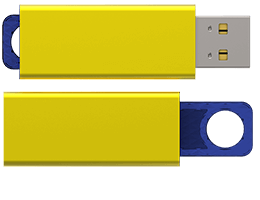 Farve sammensætning er muligt. Vælg 2 forskellige standard farver til forskellige dele.